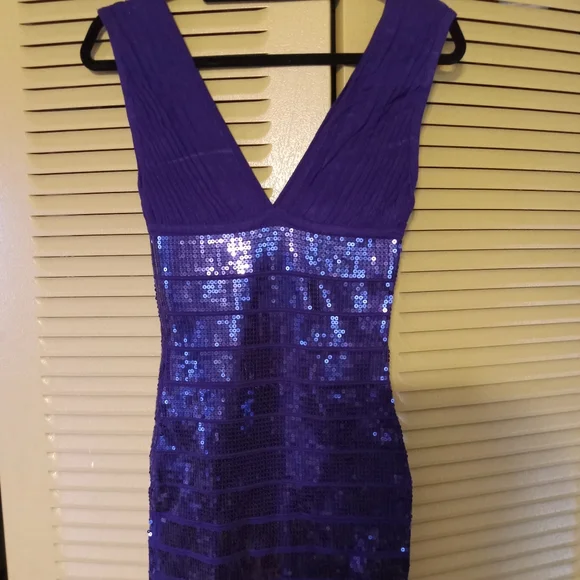 wow couture sequin dress Wow Couture, Women's Sequin Dress, Pink/Red, Size Small, EUC